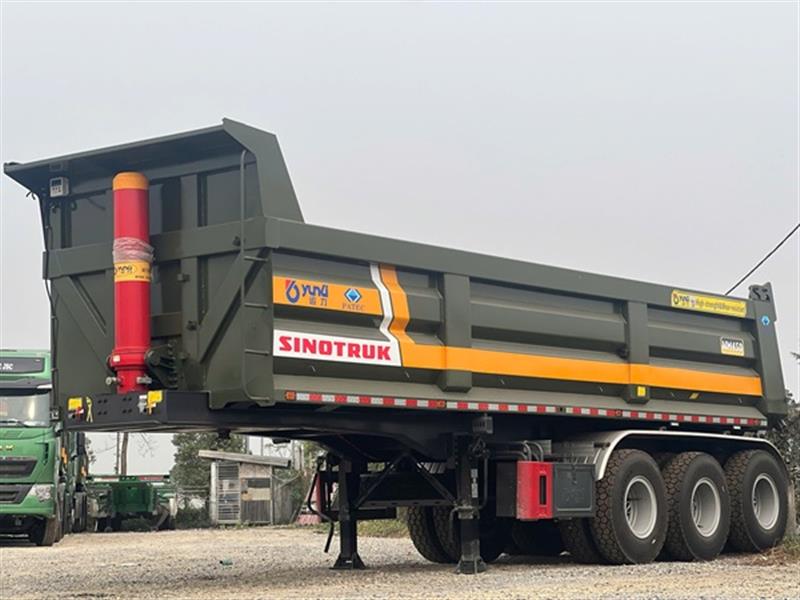 Sơ mi rơ mooc ben U Sinotruk Yunli